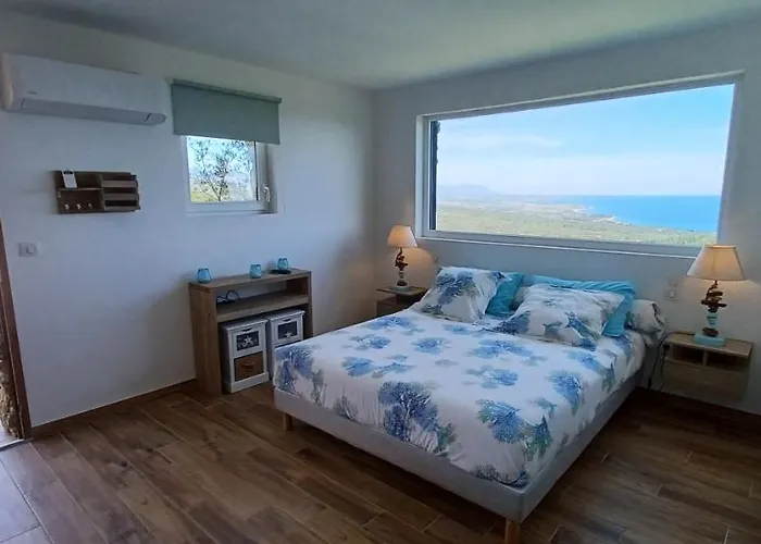 U Caseddu- Piscine Privee Chauffee- Vue Mer- Clim-wifi וילה